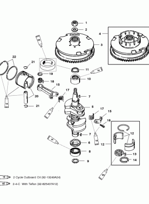 CRANKSHAFT / PISTON / FLYWHEEL