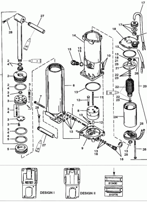 POWER TRIM COMPT'S -L. SHAFT (S / N-0C159200 THRU 0D181999)