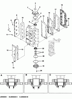 END CAPS AND EXHAUST COVER