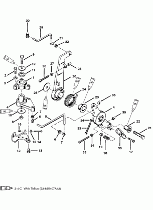 THROTTLE CONTROL LINKAGE (PLASTIC LINK ROD SWIVELS)