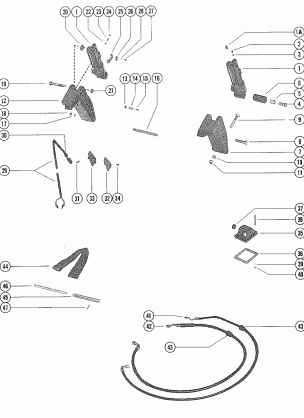 TRIM CYLINDERS AND HYDRAULIC HOSES