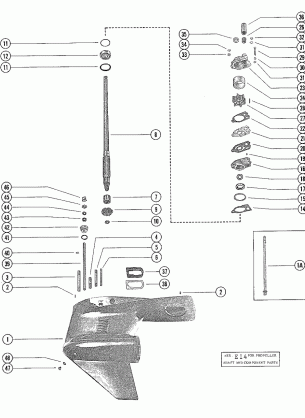 GEAR HOUSING ASSEMBLY COMPLETE (PAGE 1)