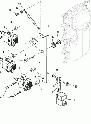 Ignition Coil S / N-USA-0T980000 / BEL-0P325500 and Up