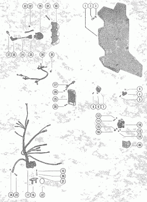 WIRING HARNESS SWITCH BOX AND IGNITION COIL