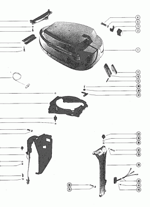 TOP COWL AND SUPPORT BRACKETS