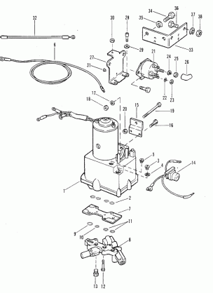 POWER TRIM COMPONENTS - WITHOUT CIRCUIT BREAKER