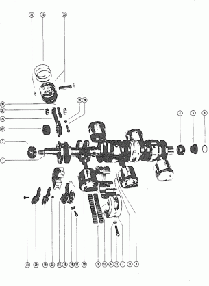 CRANKSHAFT PISTONS AND CONNECTING RODS