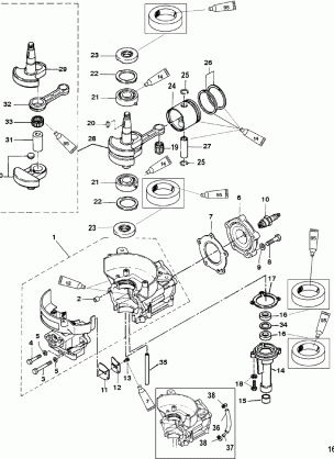 Cylinder Block / Crankshaft / Piston