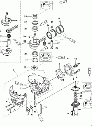 Cylinder Block / Crankshaft / Piston