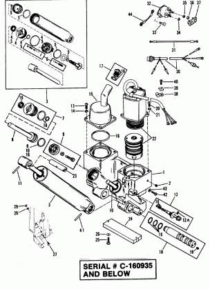 Power Trim Components(S / N-0C160935 & Below)