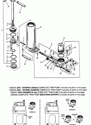 MANUAL TILT COMPONENTS