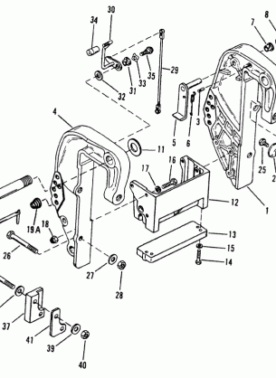 CLAMP BRACKET (MANUAL) (S / N: 0D1812000 AND UP)