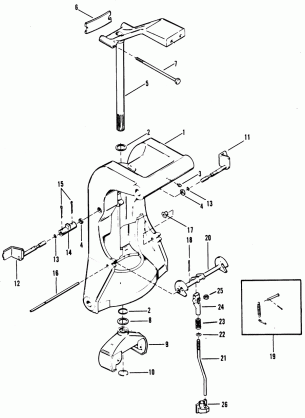 SWIVEL BRACKET AND REVERSE LOCK