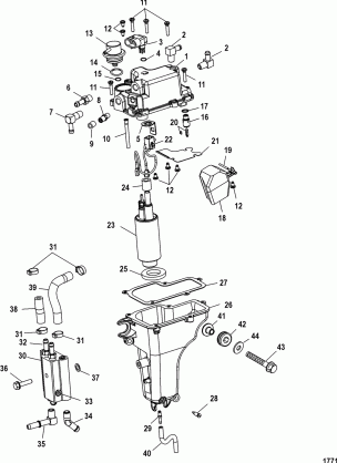 Vapor Separator(USA-1B036613 / BEL-0P340241 and below)