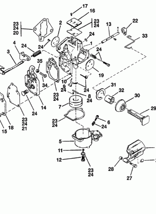 Carburetor(Seapro / Marathon 10 and 15)