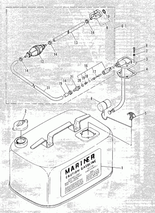 FUEL TANK AND FUEL LINE ASSEMBLY