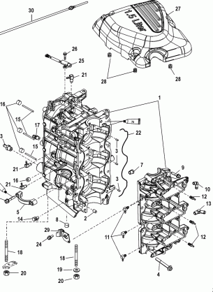 Cylinder Block and Crankcase