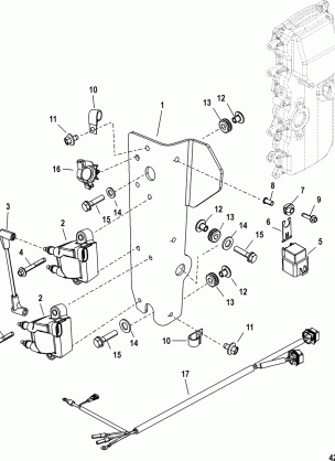 Ignition Coil Mounting 1C104424 / 0P560350 and Up