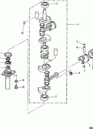 CRANKSHAFT AND PISTON