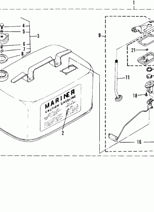 FUEL TANK (NOT ORIGINAL EQUIPMENT TANK)