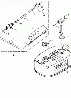 FUEL TANK AND FUEL LINE(ORIGINAL)(12 LITRE)