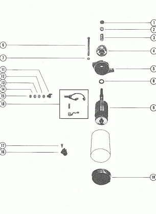 STARTER MOTOR ASSEMBLY COMPLETE