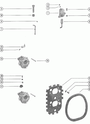 CARBURETOR LINKAGE AND CHOKE SOLENOID