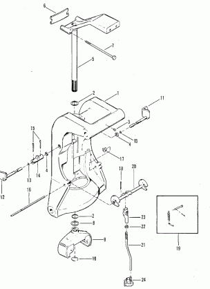 SWIVEL BRACKET AND REVERSE LOCK