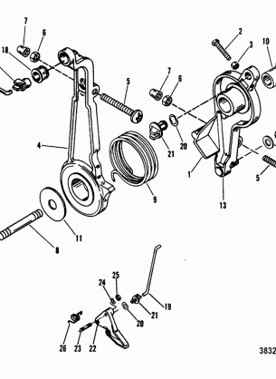 THROTTLE LEVER AND LINKAGE