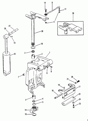 Swivel Bracket And Steering Arm(Casting Number 1499-8709C6)