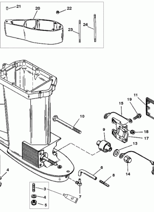 Driveshaft Housing(USA-0T800999 / BEL-0P267999 and Below)