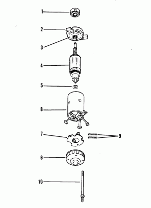 STARTER MOTOR ASSEMBLY (PRESTOLITE)