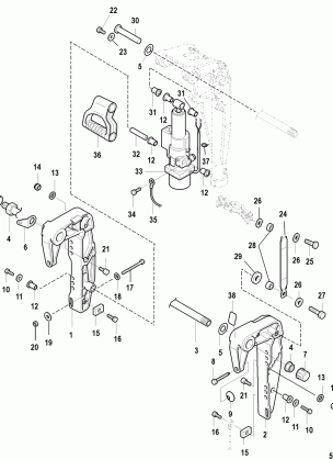 Clamp Brackets Power Tilt