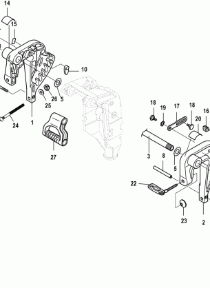 Clamp Brackets Non-Power Tilt