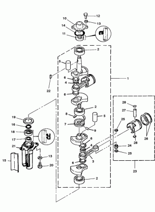 CRANKSHAFT AND PISTON