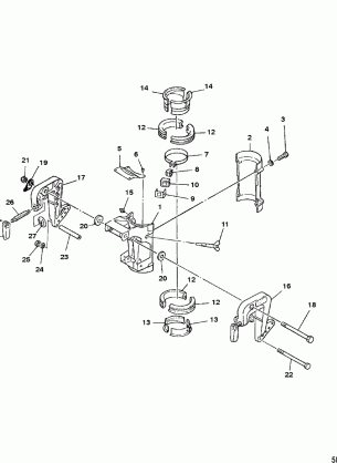 CLAMP AND SWIVEL BRACKET