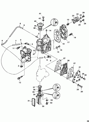 CRANKCASE AND CYLINDER HEAD