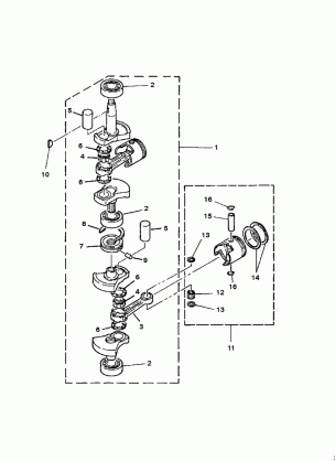 CRANKSHAFT AND PISTON