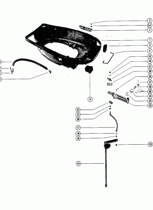 BOTTOM COWL AND SHIFT LINKAGE