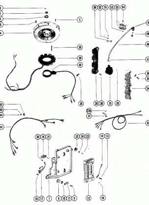 FLYWHEEL STATOR AND IGNITION COIL