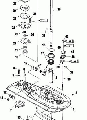 Gear Housing Driveshaft