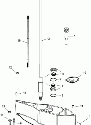 DriveShaft Housing Extension Kit Standard 2.07:1