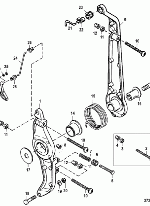 THROTTLE LEVER AND LINKAGE