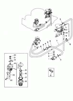 FUEL LINES AND FILTER