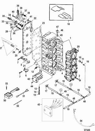 CYLINDER BLOCK AND CRANKCASE