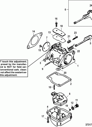 CARBURETOR WME-32 / 32A / 33 / 34 / 40 / 40A