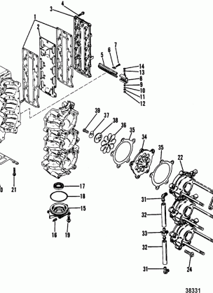 INDUCTION MANIFOLD AND REED BLOCK