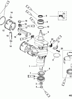 Crankshaft Pistons and Connecting Rods