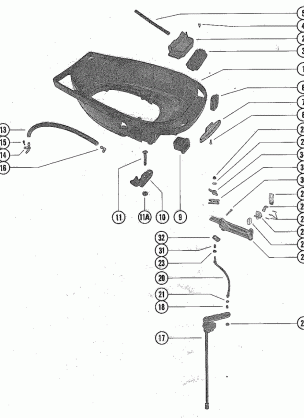 BOTTOM COWL AND SHIFT LINKAGE