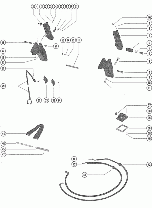 TRIM CYLINDERS AND HYDRAULIC HOSES